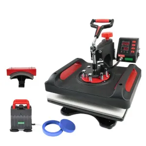5 in 1 Combo Heat Press | DIY Hobby Craft Logo Transfer | HVT Sublimation Printing