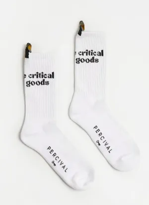 5 Steps Socks | Percival x High Performance | White