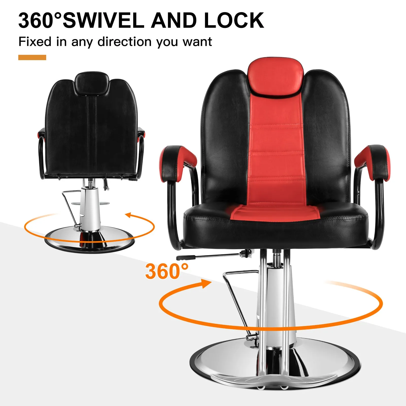 #5517 Hydraulic Recliner Barber Chair