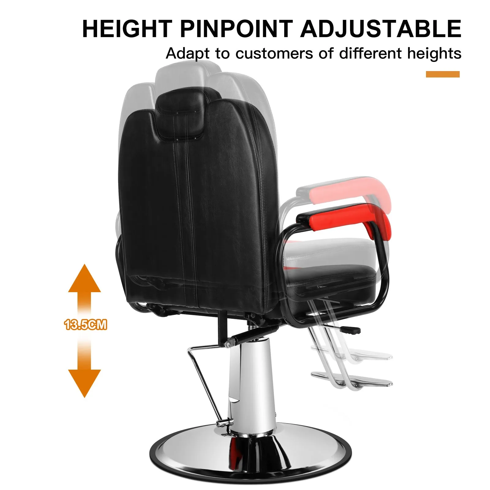 #5517 Hydraulic Recliner Barber Chair