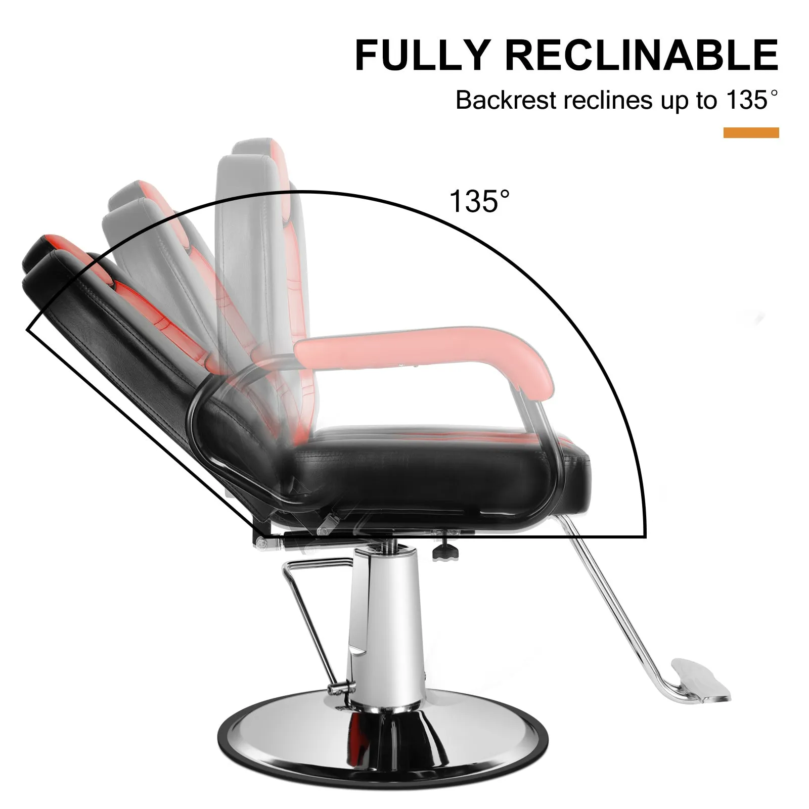 #5517 Hydraulic Recliner Barber Chair