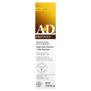 A D Zinc Oxide Diaper Rash Cream 4oz