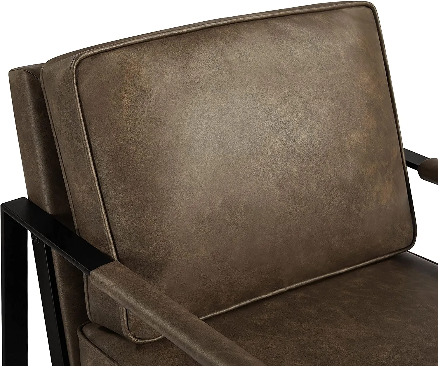 Accent Chair Set Upholstered Retro Arm Chair with Metal Legs