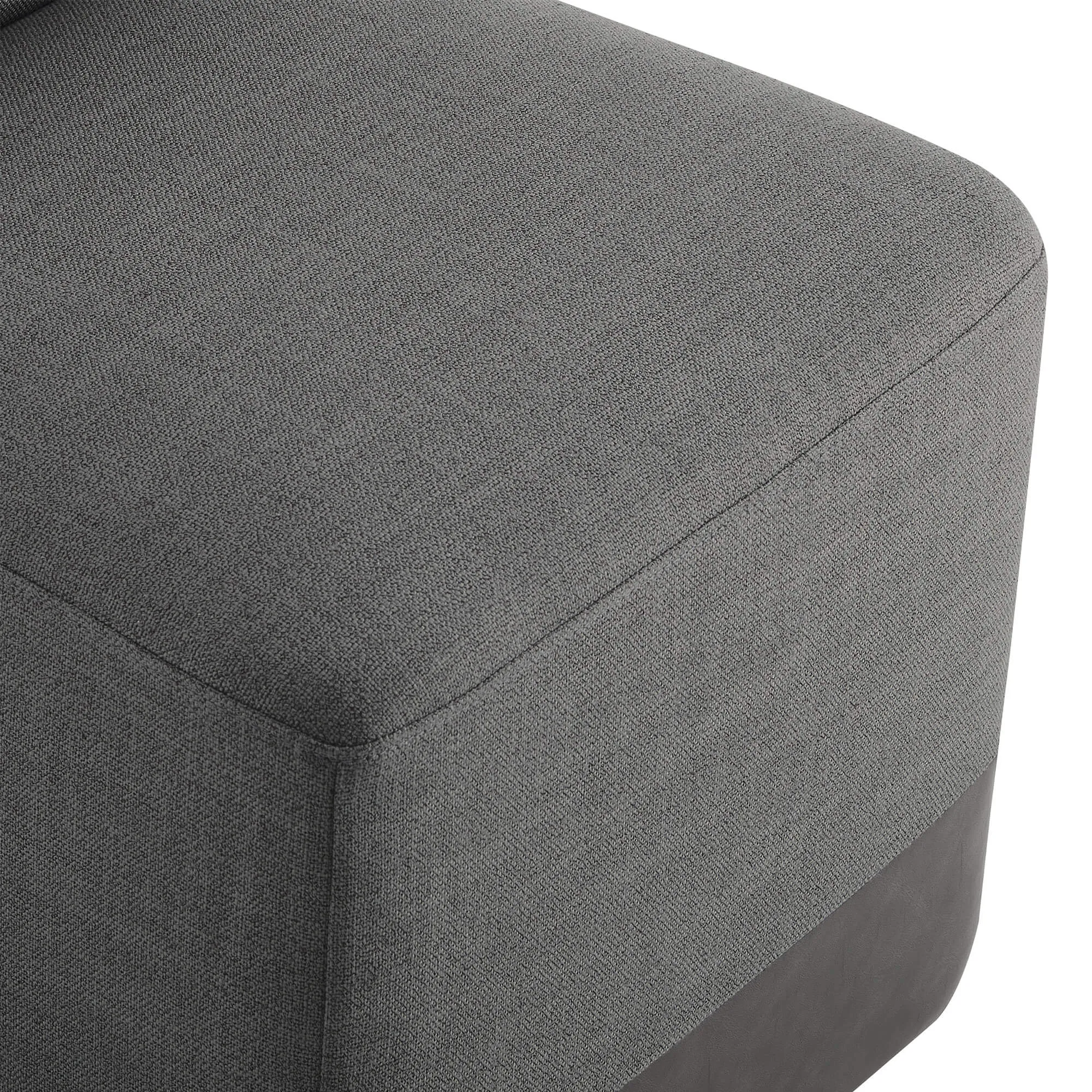 Aida Performance Fabric Dining Chair With Casters Base