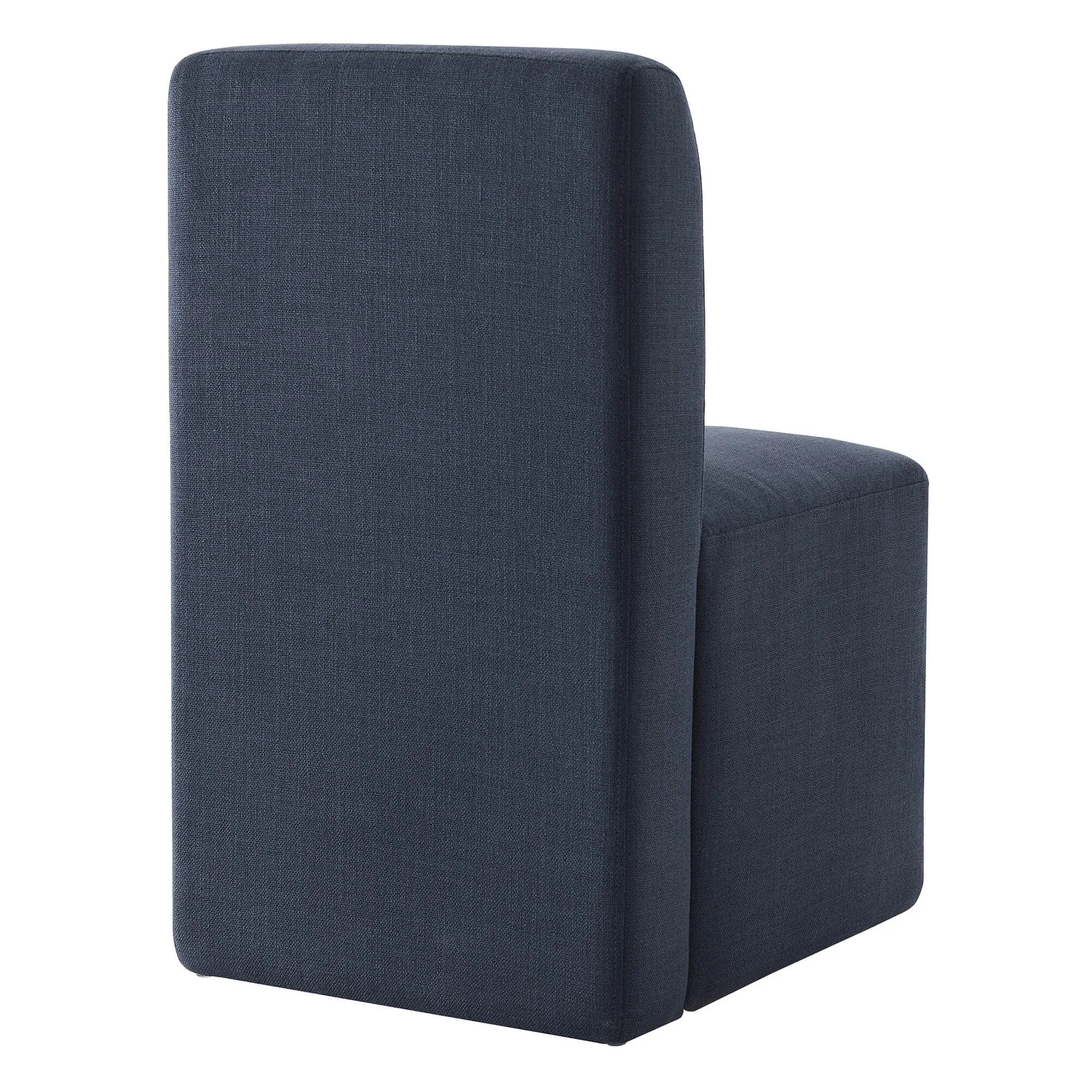 Aida Performance Fabric Dining Chair With Casters Base