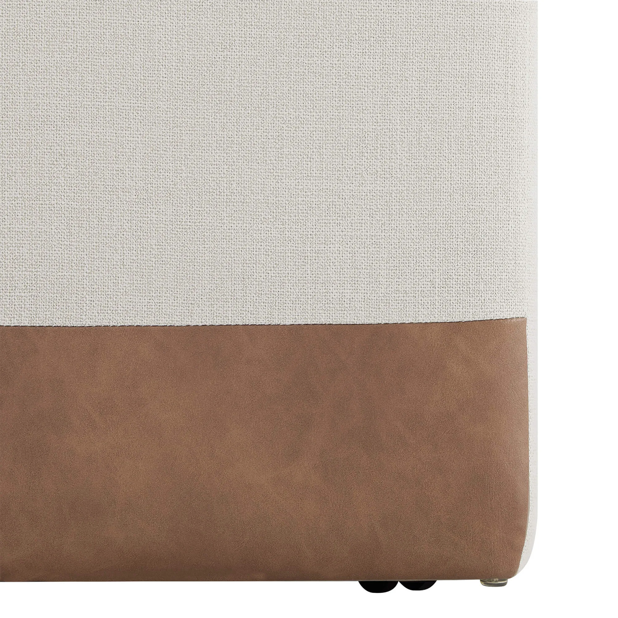 Aida Performance Fabric Dining Chair With Casters Base