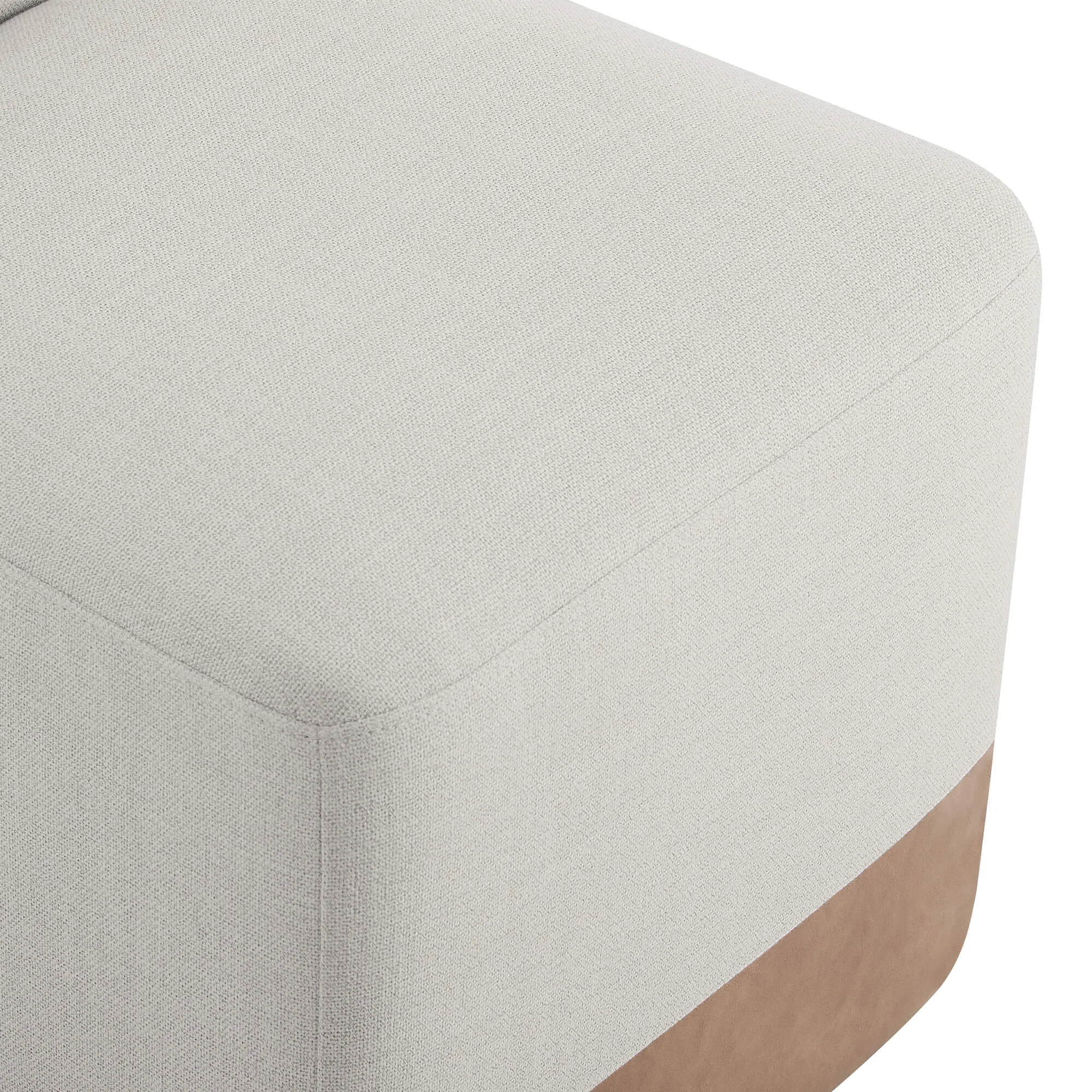 Aida Performance Fabric Dining Chair With Casters Base