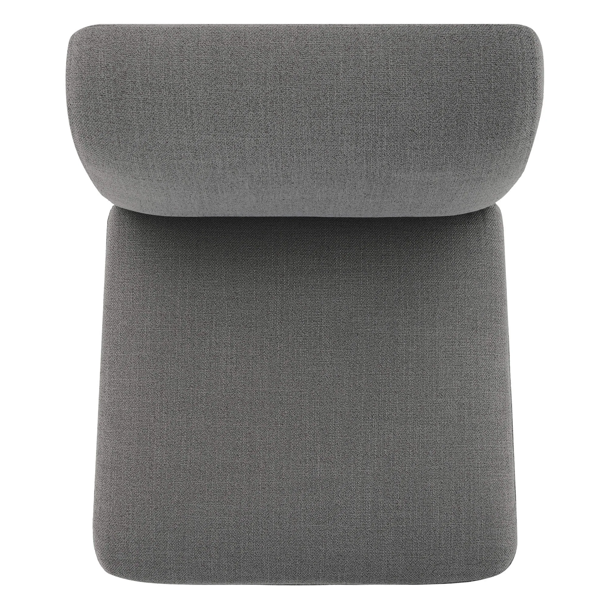 Aida Performance Fabric Dining Chair With Casters Base