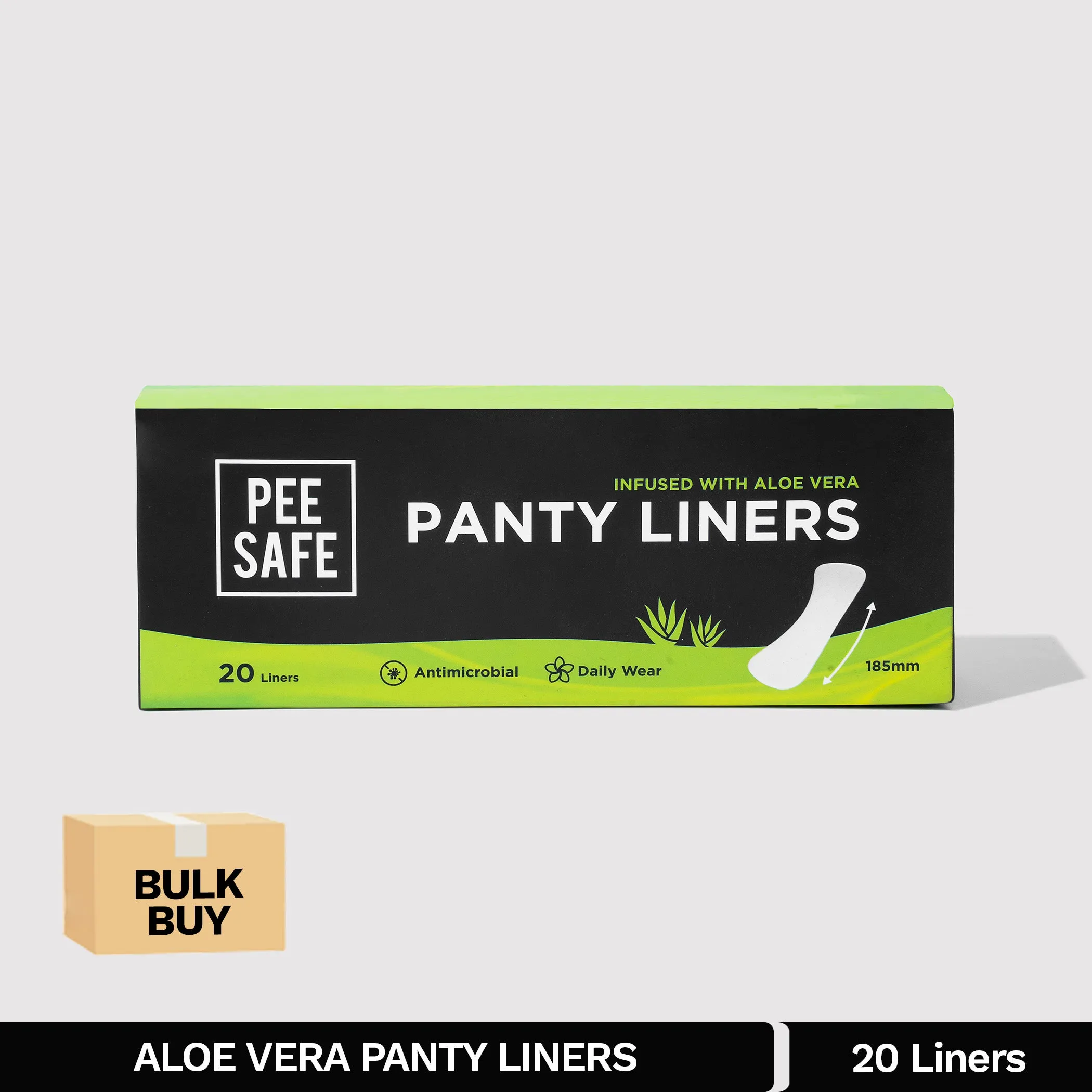 Aloe Vera Panty Liners (20 Liners) -  BULK BUY
