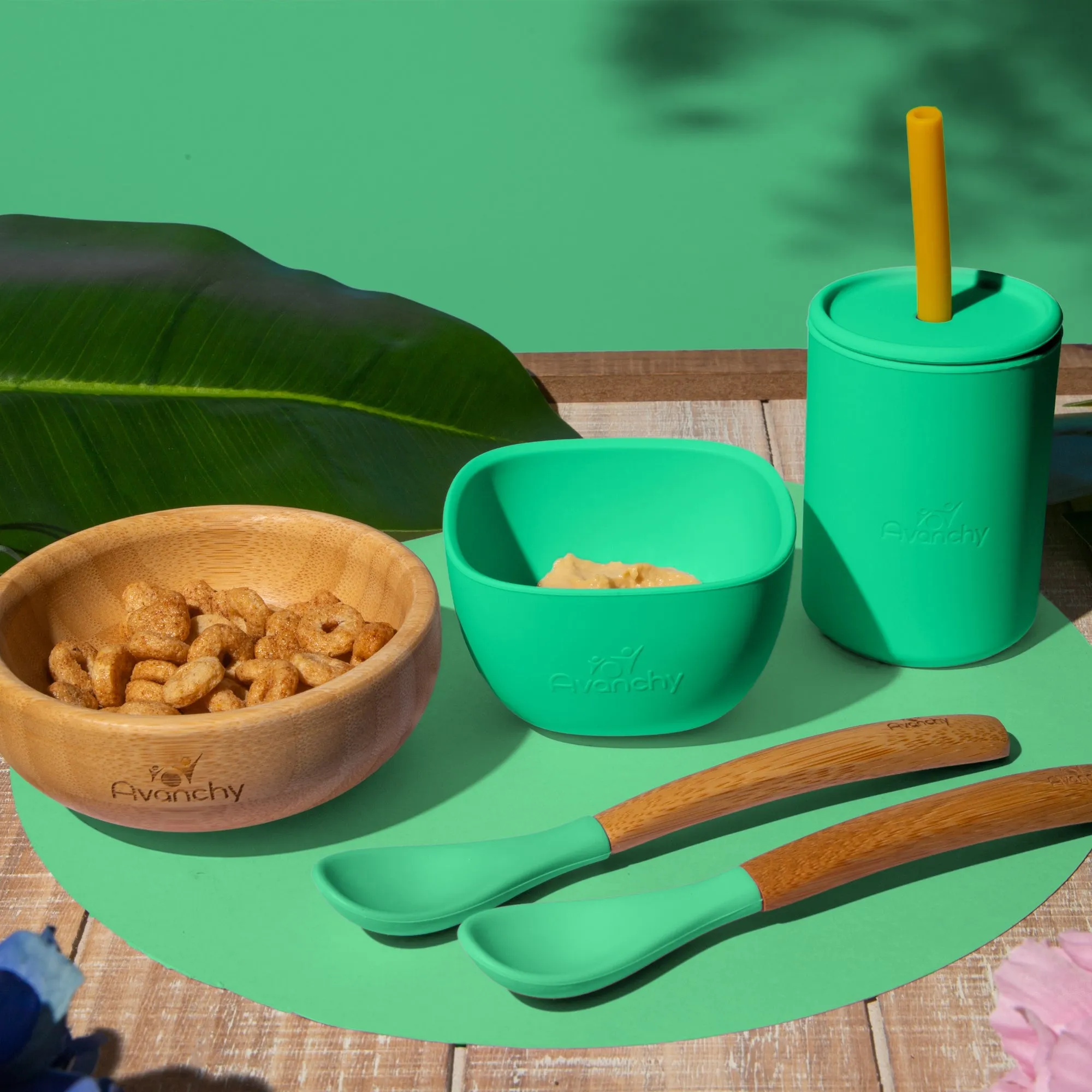 Avanchy La Petite Silicone Mini Bowl - Green