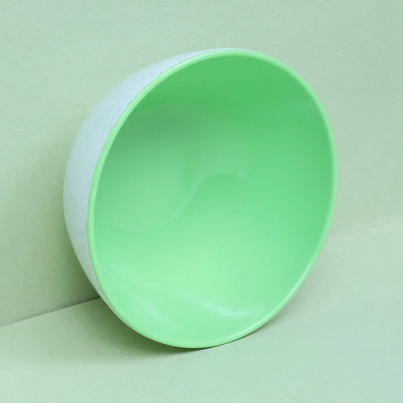 Axl Serving Bowl (Green & White) - 800 ML