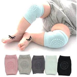 Baby Crawling Non-Slip Knees Baby Knee Pads Baby Protective Socks Baby Leg Warmers (5 Pairs)
