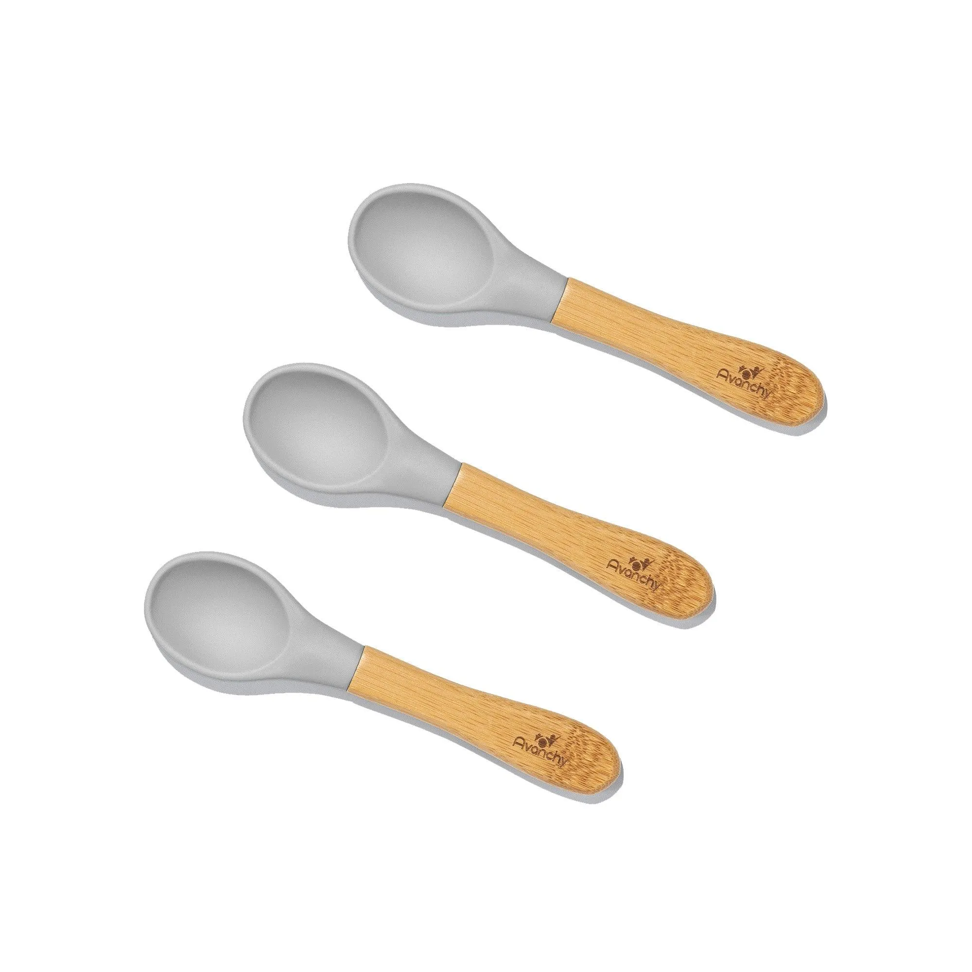 Baby Utensils - Pack of 3 (3 color options)