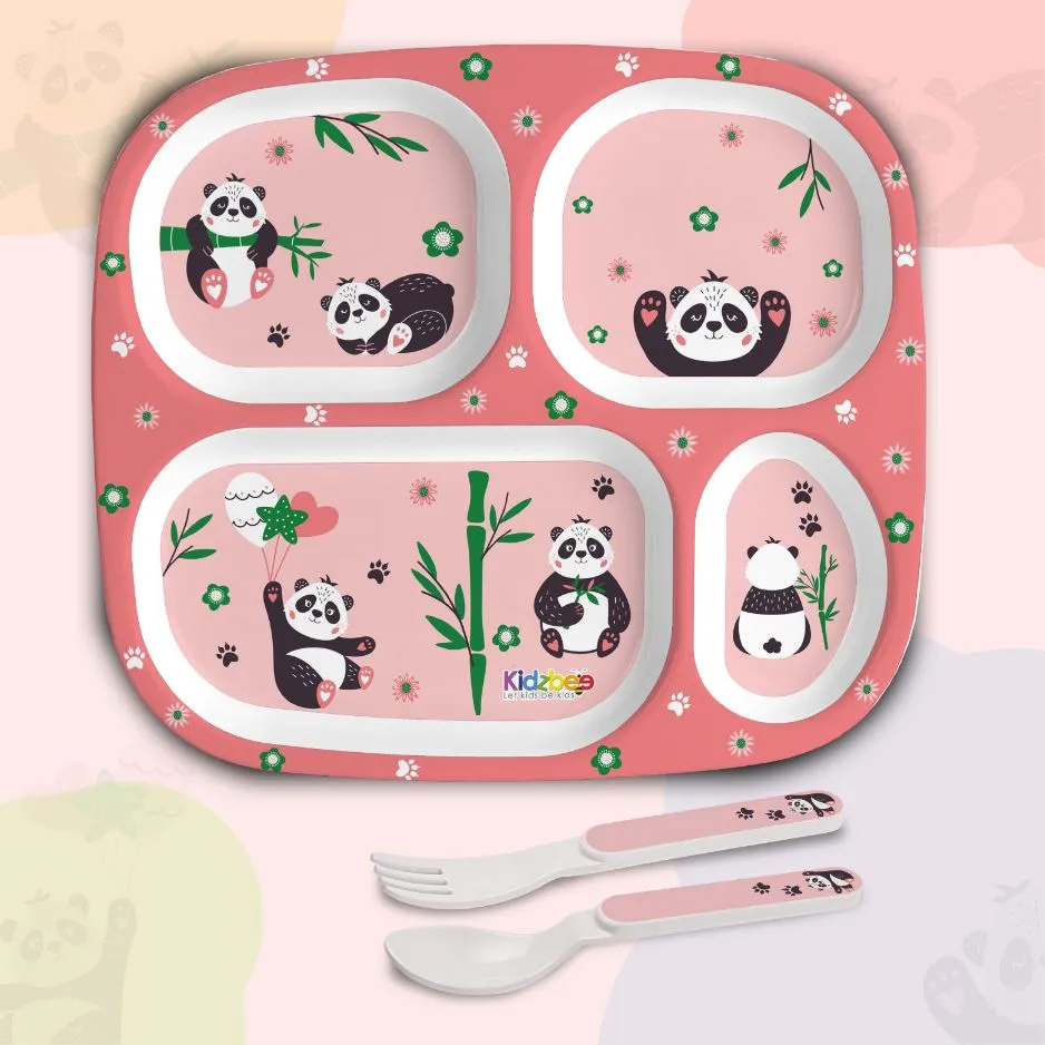 Bamboo Buddies Kids Melamine Meal, Set of 3