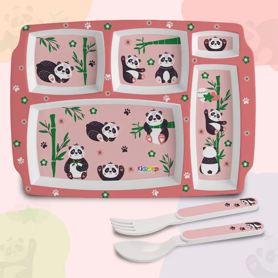 Bamboo Buddies Kids Melamine Meal, Set of 3