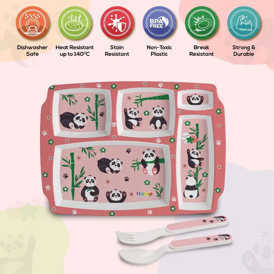 Bamboo Buddies Kids Melamine Meal, Set of 3