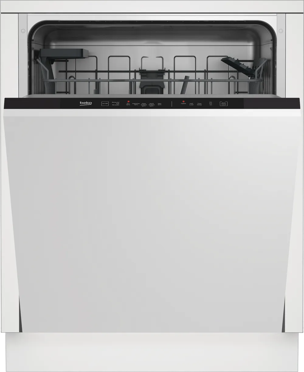 Beko DIN15C20 Integrated Full Size Dishwasher - 14 Place Settings