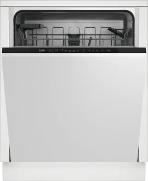Beko DIN15C20 Integrated Full Size Dishwasher - 14 Place Settings