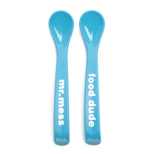 Bella Tunno Baby Spoon set:  Mr. Mess/ Food Dude