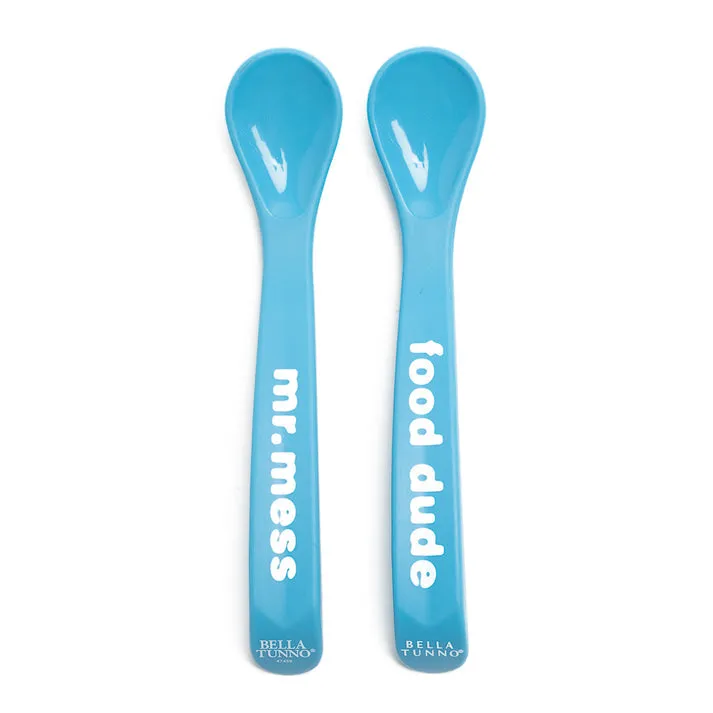 Bella Tunno Baby Spoon set:  Mr. Mess/ Food Dude