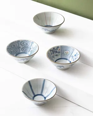 Blossom Stripe Katoris - Set of 4