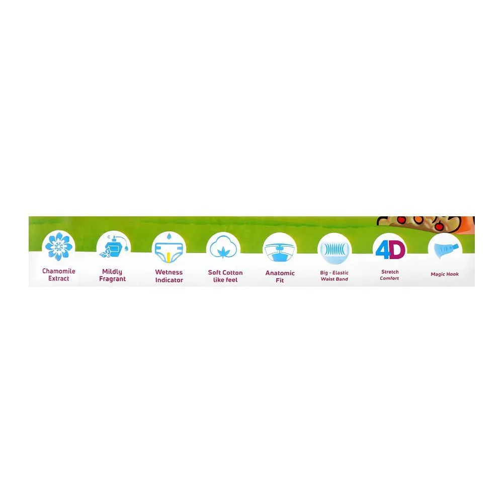Bona Papa Magic Baby Diapers, XL Junior, No. 5, 13  Kg, 72-Pack