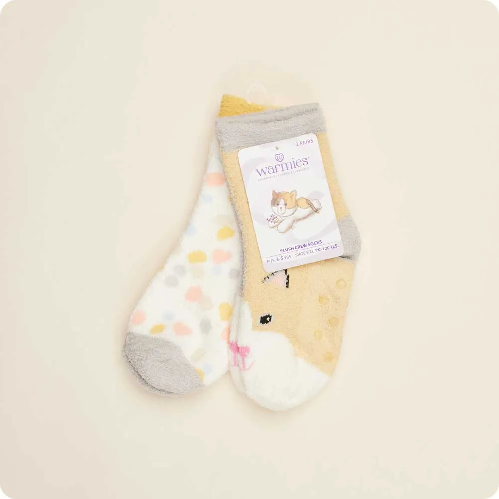 Calico Cat Crew Socks