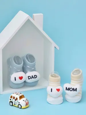 Cherished Steps Mom & Dad Socks Set