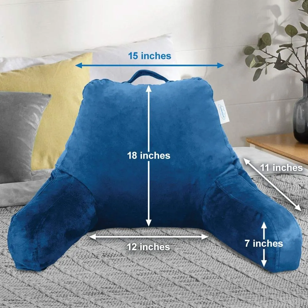 Comfort Cloud Reading Pillow Bed Wedge Large Adult for Back Support