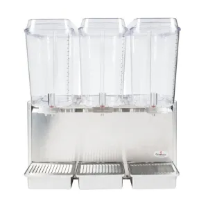 Crathco D35-3 Classic Bubbler Premix Cold Beverage Dispenser, (3) 5 gal.
