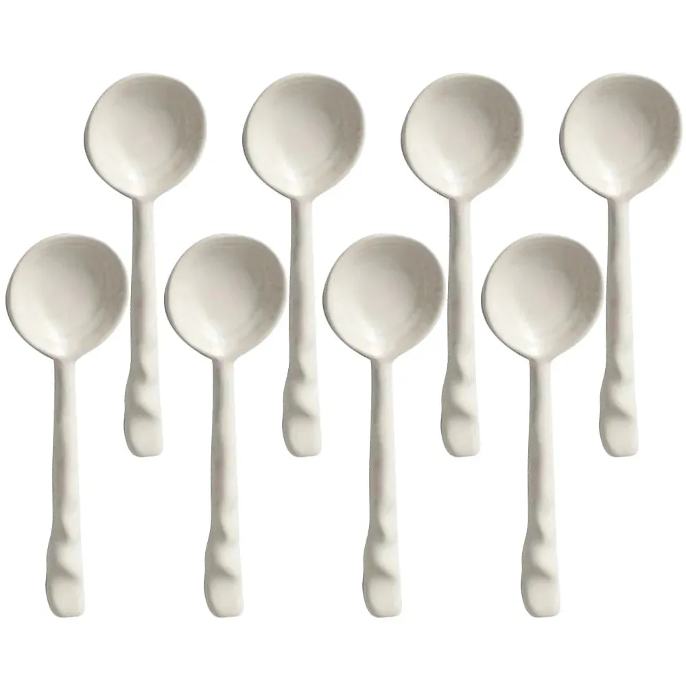 Creststone Rustic Ceramic Spoon Set