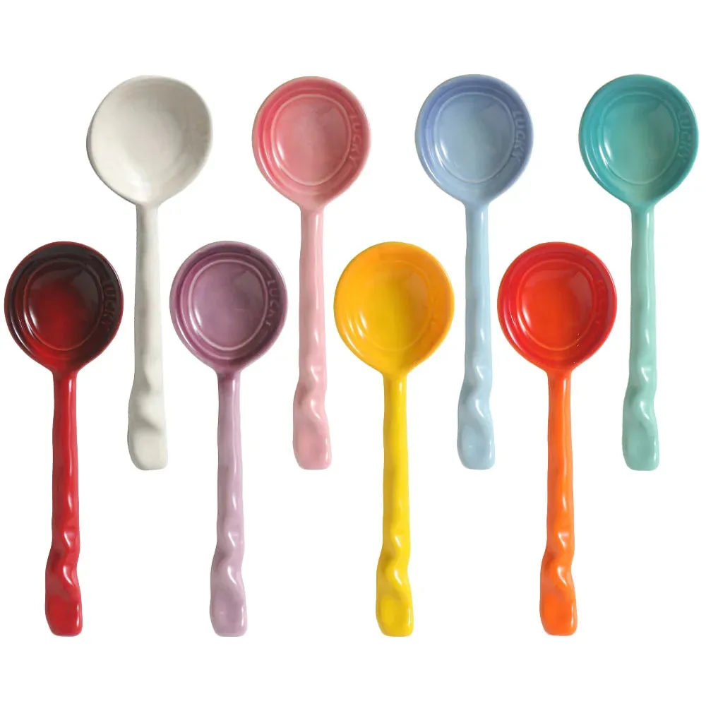 Creststone Rustic Ceramic Spoon Set