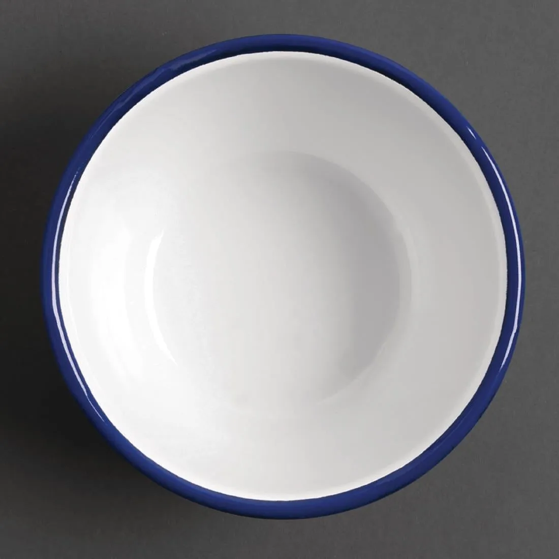 DC389 Olympia Enamel Pudding Bowls 155mm (Pack of 6)