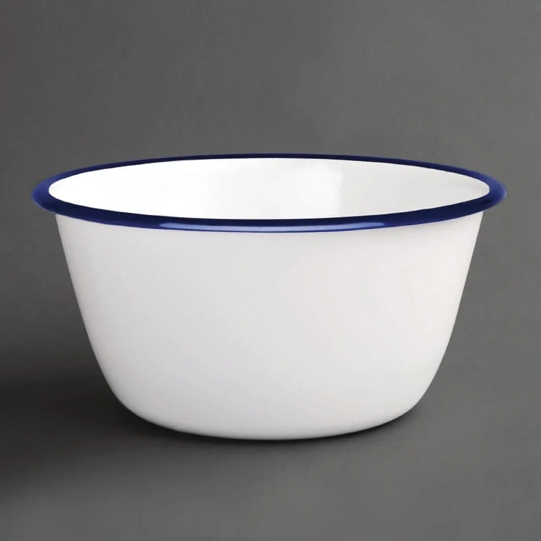DC389 Olympia Enamel Pudding Bowls 155mm (Pack of 6)