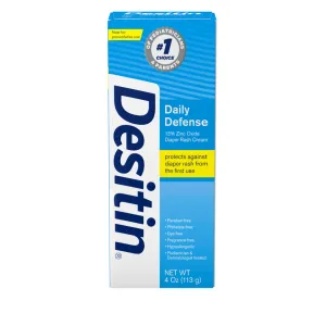 Desitin Daily Defense Baby Diaper Rash Cream (formerly known as DESITIN® Rapid Relief), 4 oz, 1 Count