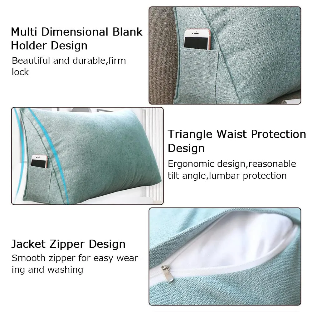 Detachable and Washable Backrest Reading Pillows Support for Women