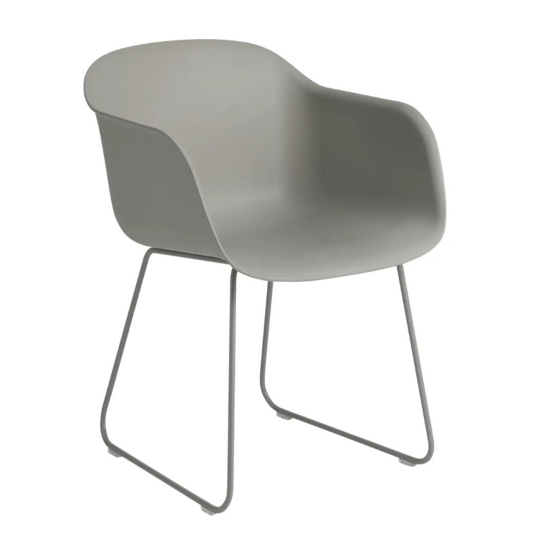 Fiber Armchair - Sled Base