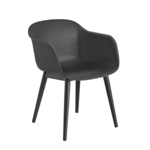 Fiber Armchair - Wood Base