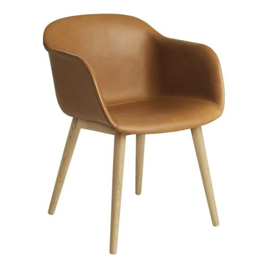 Fiber Armchair - Wood Base
