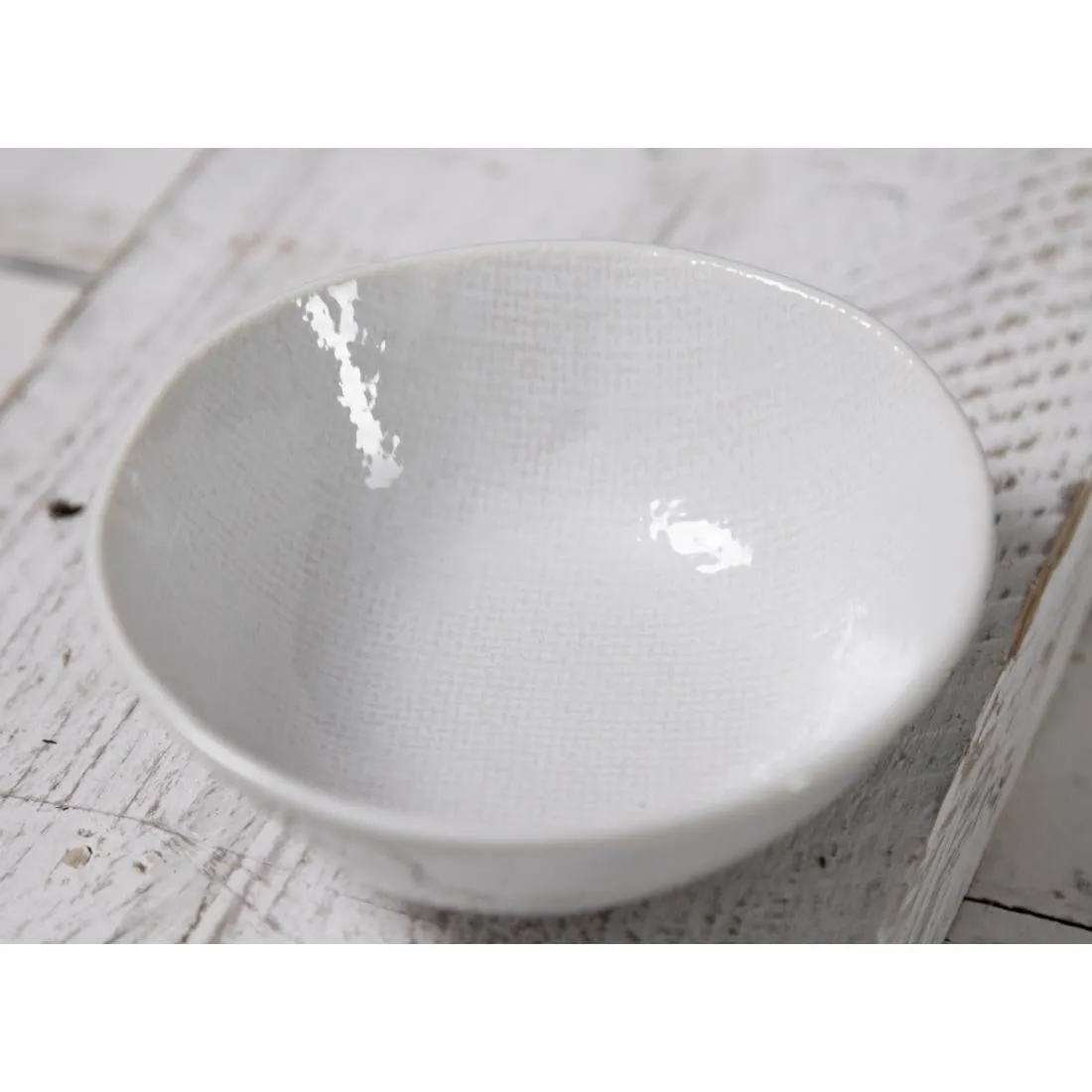 FU229 Olympia Denim White Coupe Bowls 160mm (Pack of 6)