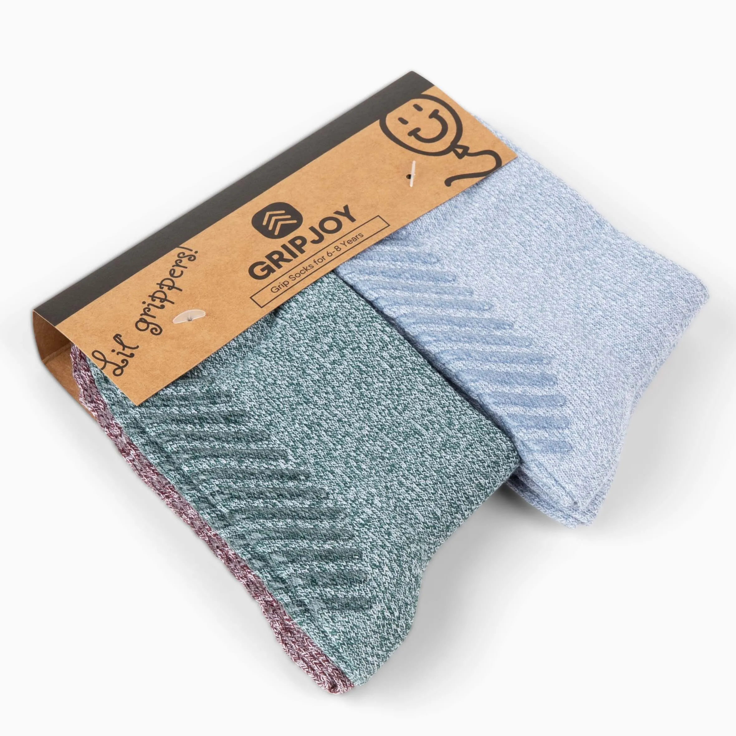 Gripjoy Socks Toddlers & Kids Green, Blue, Maroon Grip Socks - 4 pairs
