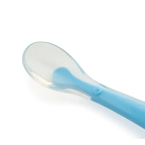 Importikaah Baby Feeding Silicone Spoon to Avoid Lip Cuts - Pack of 2