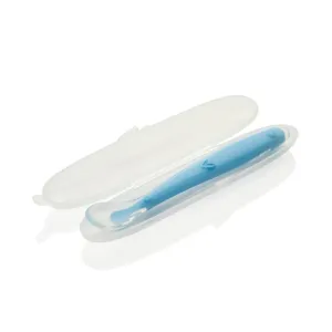 Importikaah Baby Feeding Silicone Spoon to Avoid Lip Cuts - Pack of 2