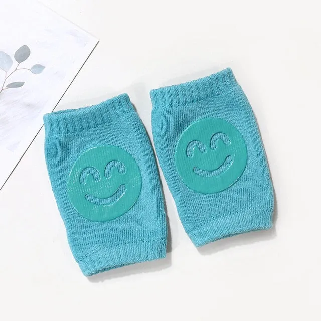 Kids Non Slip Crawling Elbow Infants Toddlers Baby Accessories Smile Knee Pads Protector Safety Kneepad Leg Warmer Girls Boys