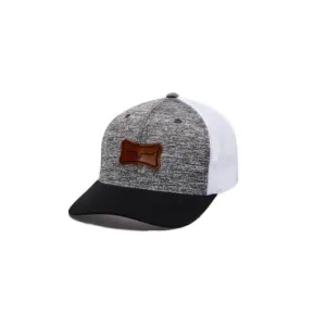 Kimes Ranch Men's Leather Bone Cap - Grey Heather