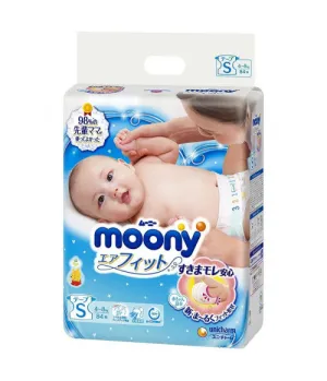 Moony Diapers Natural Small 58 Pcs 4-8Kg