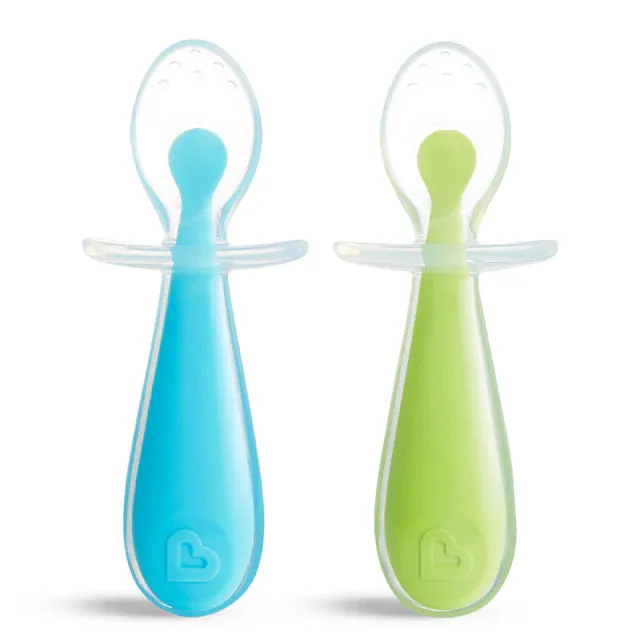 Munchkin Gentle Scoop Silicone Training Spoons 2-pack 6m 