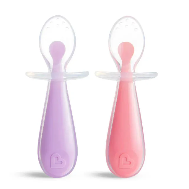 Munchkin Gentle Scoop Silicone Training Spoons 2-pack 6m 
