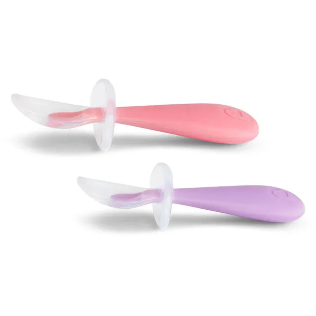 Munchkin Gentle Scoop Silicone Training Spoons 2-pack 6m 