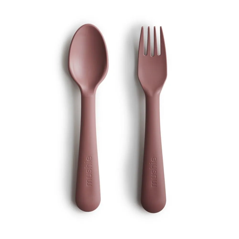 Mushie Fork   Spoon- Woodchuck